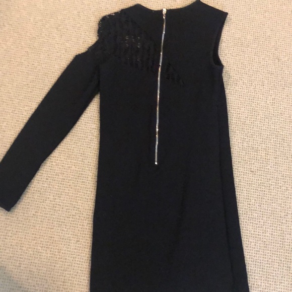 ZARA black one shoulder dress - Picture 3 of 5